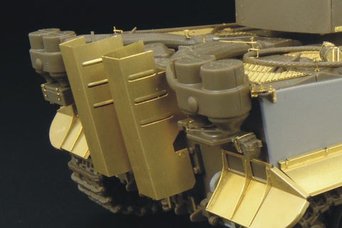 ハウラー HLX48126 1/48 WWII ドイツ タイガーI 排気管カバー "極初期型"(タミヤ用)