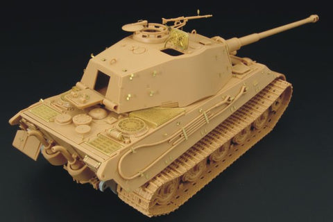 ハウラー HLX48138 1/48 WWII ドイツ キングタイガー ヘンシェル砲塔 エッチングセット(タミヤ用)