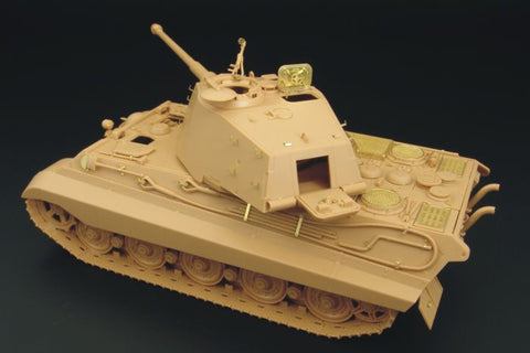 ハウラー HLX48138 1/48 WWII ドイツ キングタイガー ヘンシェル砲塔 エッチングセット(タミヤ用)