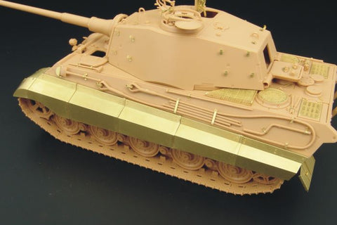 ハウラー HLX48140 1/48 WWII ドイツ キングタイガー フェンダー(タミヤ用)