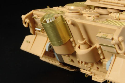 ハウラー HLX48171 1/48 WWII ドイツ キングタイガー ポルシェ砲塔 排気管カバー(タミヤ用)
