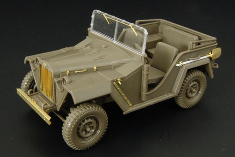 ハウラー HLX48185 1/48 WWII ソビエト GAZ-67B フィールドカー エッチングセット(タミヤ用)