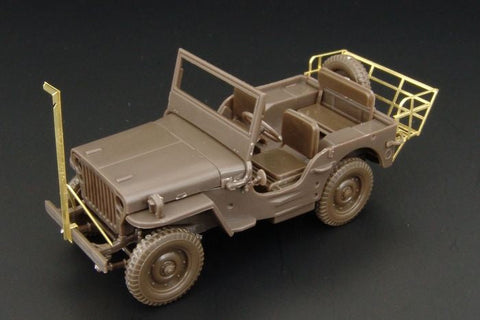 ハウラー HLX48192 1/48 WWII アメリカ ジープ バスケットとワイヤーカッター(ハセガワ用)