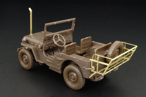 ハウラー HLX48192 1/48 WWII アメリカ ジープ バスケットとワイヤーカッター(ハセガワ用)