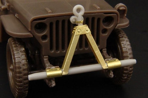 ハウラー HLX48193 1/48 WWII アメリカ ジープ牽引ブラケット(ハセガワ用)