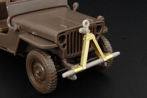 ハウラー HLX48193 1/48 WWII アメリカ ジープ牽引ブラケット(ハセガワ用)