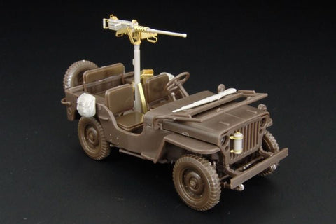 ハウラー HLX48194 1/48 WWII アメリカ ジープ用 機銃,ライフル,アクセサリーセット(ハセガワ用)