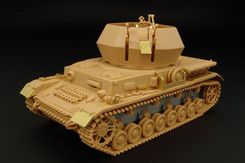 ハウラー HLX48199 1/48 WWII ドイツ IV号対空戦車 ヴィルベルヴィント エッチングセット(タミヤ用)
