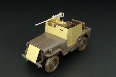 ハウラー HLX48210 1/48 WWII アメリカ 装甲ジープ(第82空挺師団) コンバージョンセット(ハセガワ用)