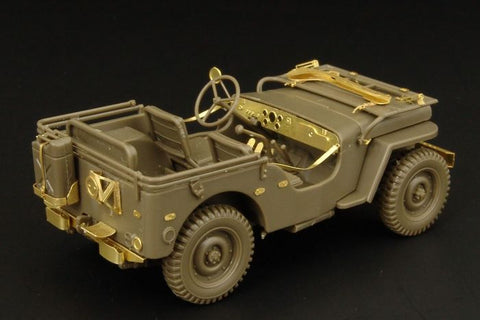 ハウラー HLX48212 1/48 WWII アメリカ ジープ エッチング基本セット(タミヤ用)