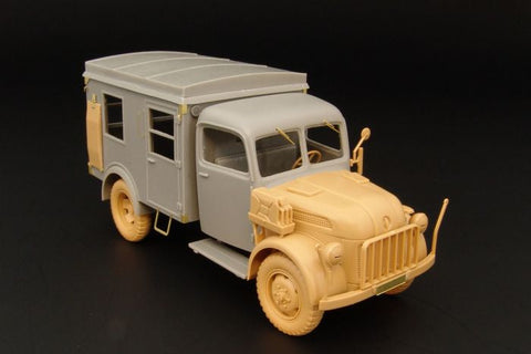 ハウラー HLX48220 1/48 WWII ドイツ シュタイヤー1500 Kfz.31 救急車 コンバージョンセット(タミヤ用)