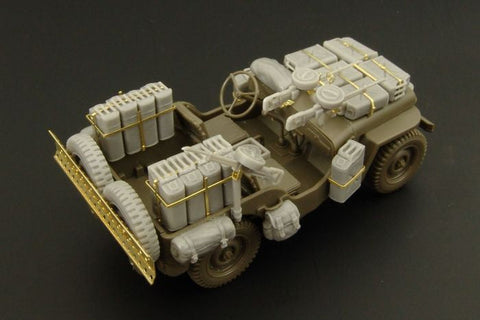 ハウラー HLX48229 1/48 WWII イギリス SAS ジープ(アフリカ 1942) コンバージョンセット