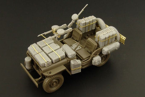 ハウラー HLX48229 1/48 WWII イギリス SAS ジープ(アフリカ 1942) コンバージョンセット
