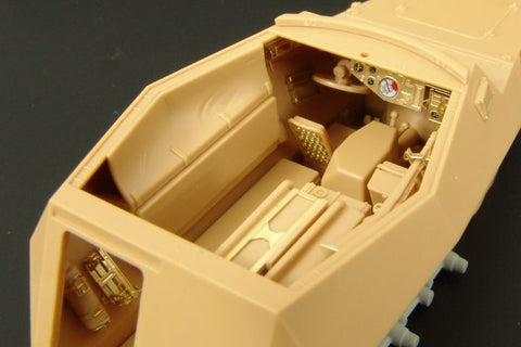 ハウラー HLX48236 1/48 WWII ドイツ Sd.Kfz.250/3 インテリア エッチングセット(タミヤ用)