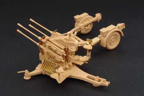 ハウラー HLX48243 1/48 WWII ドイツ 2cm FlaK 38 四連装 エッチング基本セット(タミヤ用)