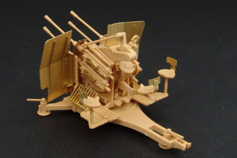 ハウラー HLX48244 1/48 WWII ドイツ 2cm FlaK 38 四連装 防盾 セット(タミヤ用)