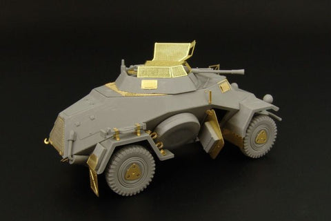 ハウラー HLX48251 1/48 WWII ドイツ Sd.Kfz.222 4輪装甲偵察車 エッチング基本セット(タミヤ/ICM用)