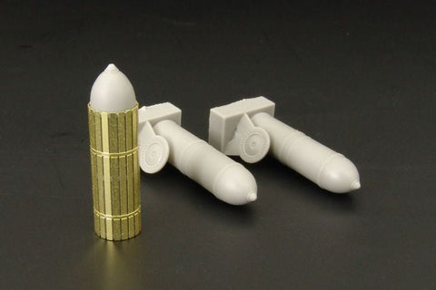ハウラー HLX48290 1/48 WWII ドイツ ストームタイガー 38cmロケット砲弾
