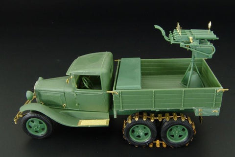 ハウラー HLX48291 1/48 WWII ソビエト GAZ-AAA トラック 4連装マキシム対空機関銃搭載型 エッチングセット(ユニモデル用)