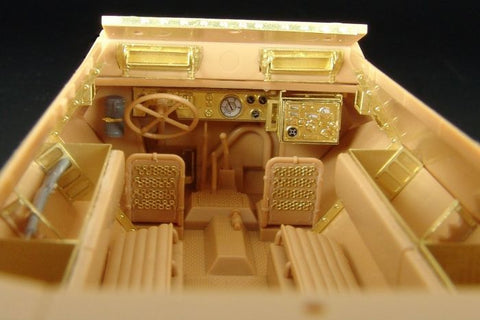 ハウラー HLX48296 1/48 WWII ドイツ Sd.Kfz.251/1 D型 インテリア エッチングセット(タミヤ用)