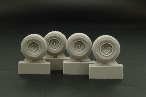 ハウラー HLX48301 1/48 現用 アメリカ M1025 ハンビー アグレッシブパターンホイールセット レジン製(タミヤ用)