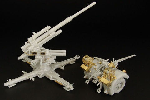 ハウラー HLX48314 1/48 WWII ドイツ 8.8cm FlaK 37 エッチング基本セット(イタレリ/タミヤ用)