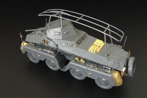 ハウラー HLX48336 1/48 WWII ドイツ Sd.Kfz.232 8輪重装甲車 エッチング基本セット(タミヤ用)