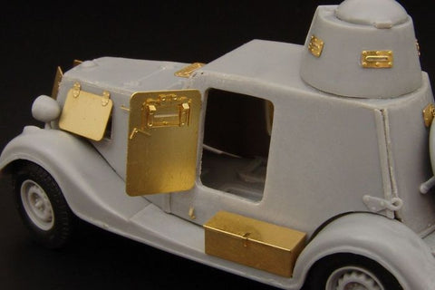 ハウラー HLX48341 1/48 WWII ソビエト BA-20 装甲車 エッチングセット(エース用)