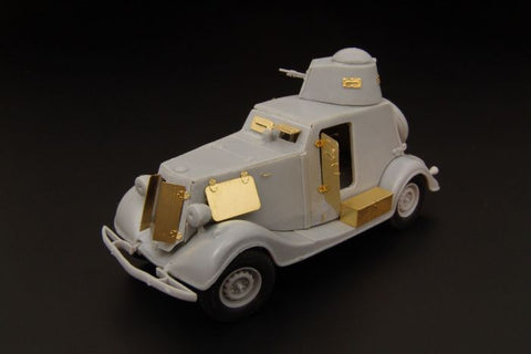ハウラー HLX48341 1/48 WWII ソビエト BA-20 装甲車 エッチングセット(エース用)