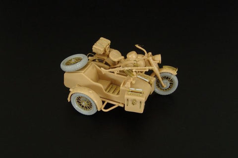 ハウラー HLX48358 1/48 WWII ドイツ BMW R75 サイドカー エッチングセット(タミヤ用)