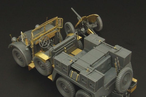 ハウラー HLX48361 1/48 WWII ドイツ クルップ プロッツェ3.7cm対戦車砲牽引型 エッチングセット(タミヤ用)