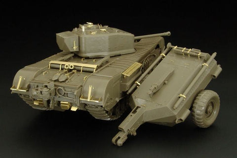ハウラー HLX48388 1/48 WWII イギリス チャーチル Mk.VII エッチングセット(タミヤ用)