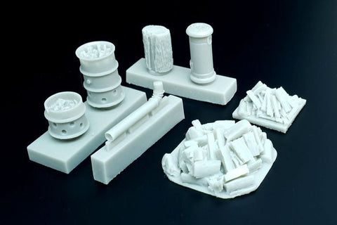 ハウラー HLX48401 1/48 汎用 ストーブ&樽火鉢