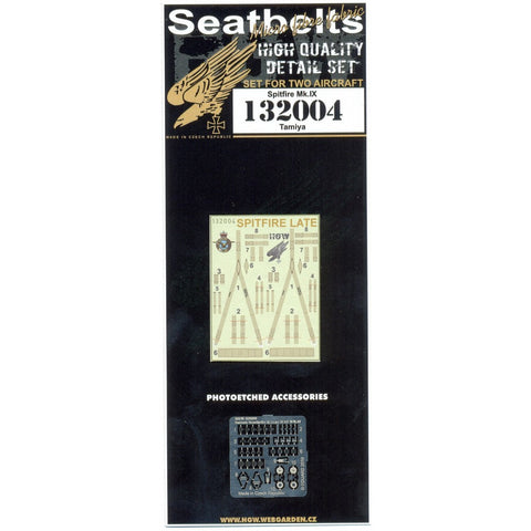 HGW 132004 1/32 スピットファイア – 後期型 シートベルト 2セット | タミヤ用