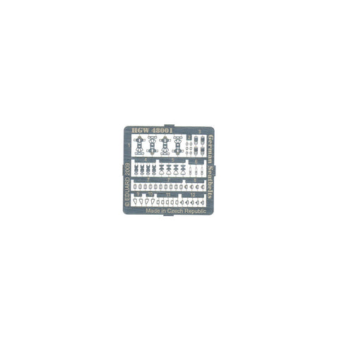 HGW 148011 1/48 メッサーシュミット Bf 109E シートベルト 2セット | エデュアルド