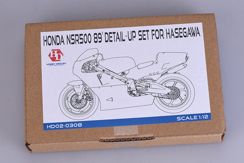 ホビーデザイン HD02-0308 1/12 ホンダ NSR500 "1989 WGP500 チャンピオン" ディティールアップセット (ハセガワ用) (エッチングパーツ+メタルパーツ+レジン+デカール)