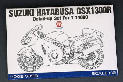 ホビーデザイン HD02-0358 1/12 スズキ ハヤブサ GSX 1300R ディティールアップセット (タミヤ14090用) (エッチングパーツ+メタルパーツ)