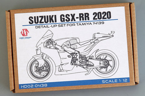 ホビーデザイン HD02-0438 1/12 スズキ GSX-RR 2020 ディテールアップセット タミヤ14139用(エッチング・メタルパーツ+レジン)