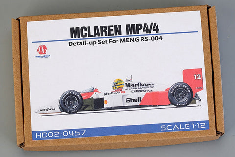 ホビーデザイン HD02-0457 1/12 マクラーレン MP4/4 ディティールアップセット(モンモデル RS-004用) (エッチングパーツ+レジン+メタルパーツ)
