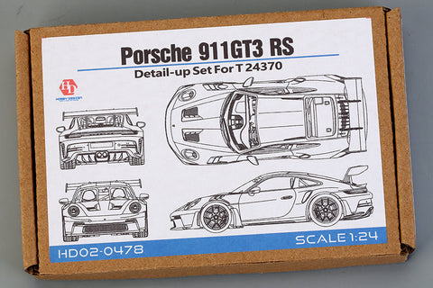 ホビーデザイン HD02-0478 1/24 ポルシェ 911 GT3 RS (992) For T (24370)(PE+デカール+レジン)