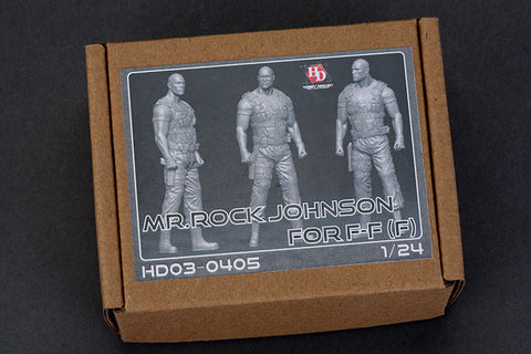 ホビーデザイン HD03-0405 1/24 MR.ROCK JOHNSON (ルーク・ホブス) by ワイルドスピード スカイ ミッション