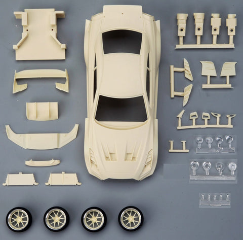 ホビーデザイン HD03-0589 1/24 LB-Silhouette Works GT 35GT-RR (スカイライン) トランスキット (レジン+エッチングパーツ+デカール+メタルホイール+メタルパーツ+メタルロゴ)