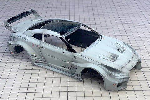 ホビーデザイン HD03-0590 1/24 LB-Silhouette Works GT 35GT-RR (Combat Style) トランスキット (レジン+エッチングパーツ+デカール+メタルホイール+メタルパーツ+メタルロゴ)