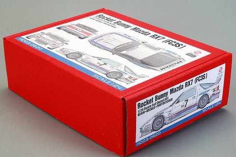 ホビーデザイン HD03-0620 1/24 ロケットバニー マツダ RX7(FC3S) フルディティールキット (レジン+エッチングパーツ+デカール+メタルホイール+メタルパーツ+メタルロゴ)