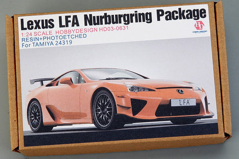 ホビーデザイン HD03-0631 1/24 レクサス LFA ニュルブルクリンクパッケージ (タミヤ24319用)(レジン+デカール+エッチングパーツ)