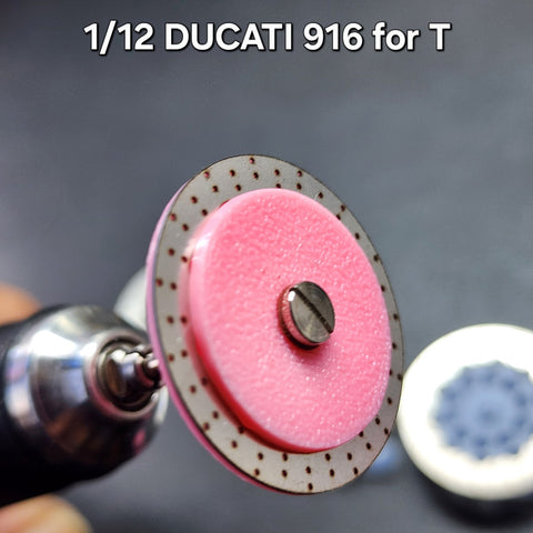 カレドモデル D019 1/12 ドゥカティ 916用 メタル製ディスクブレーキ (タミヤ用)