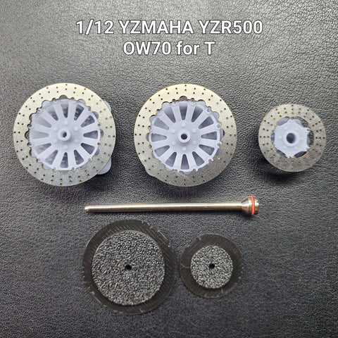 カレドモデル D017 1/12 ヤマハ YZR500 OW70 オートバイ用メタルディスクブレーキ (タミヤ用)