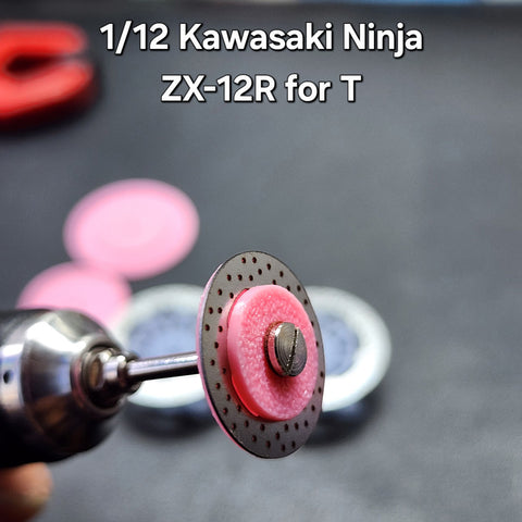 カレドモデル D020 1/12 カワサキ Ninja ZX-12R用 メタルディスクブレーキ (タミヤ用)