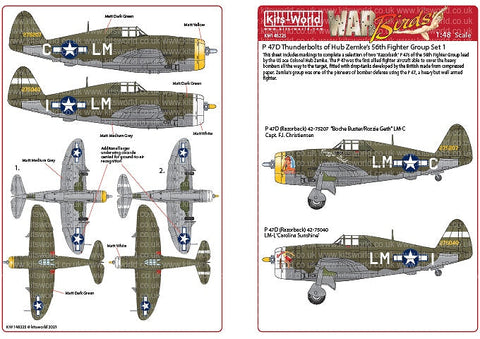 キッツワールド 1/48 KW148225 P-47C/D