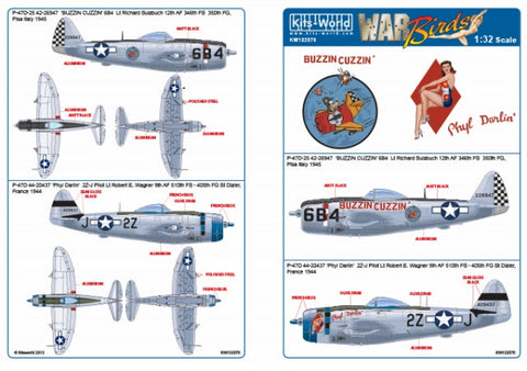 キッツワールド KW132070 1/32 P-47D サンダーボルト バブルトップ